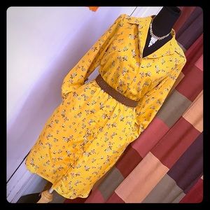 Ralph Lauren mid dress with drawstring waste